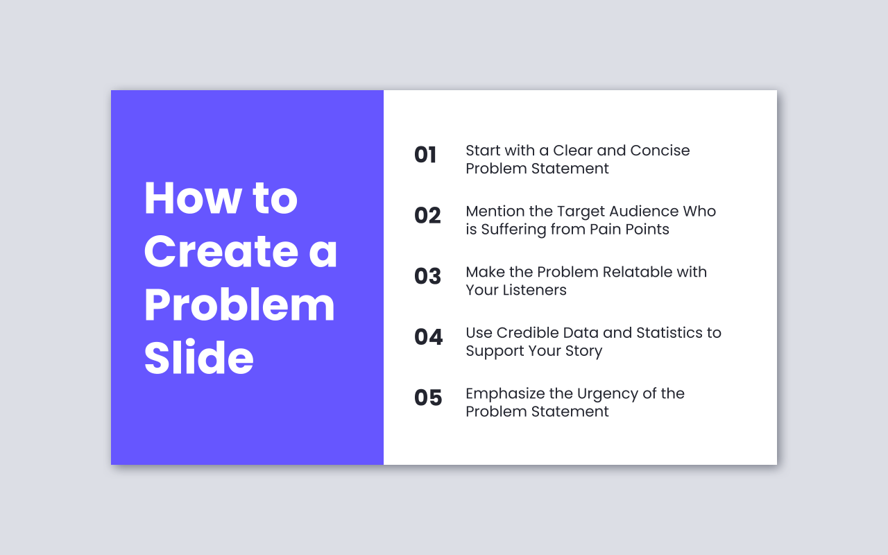 How to Create a Problem Slide