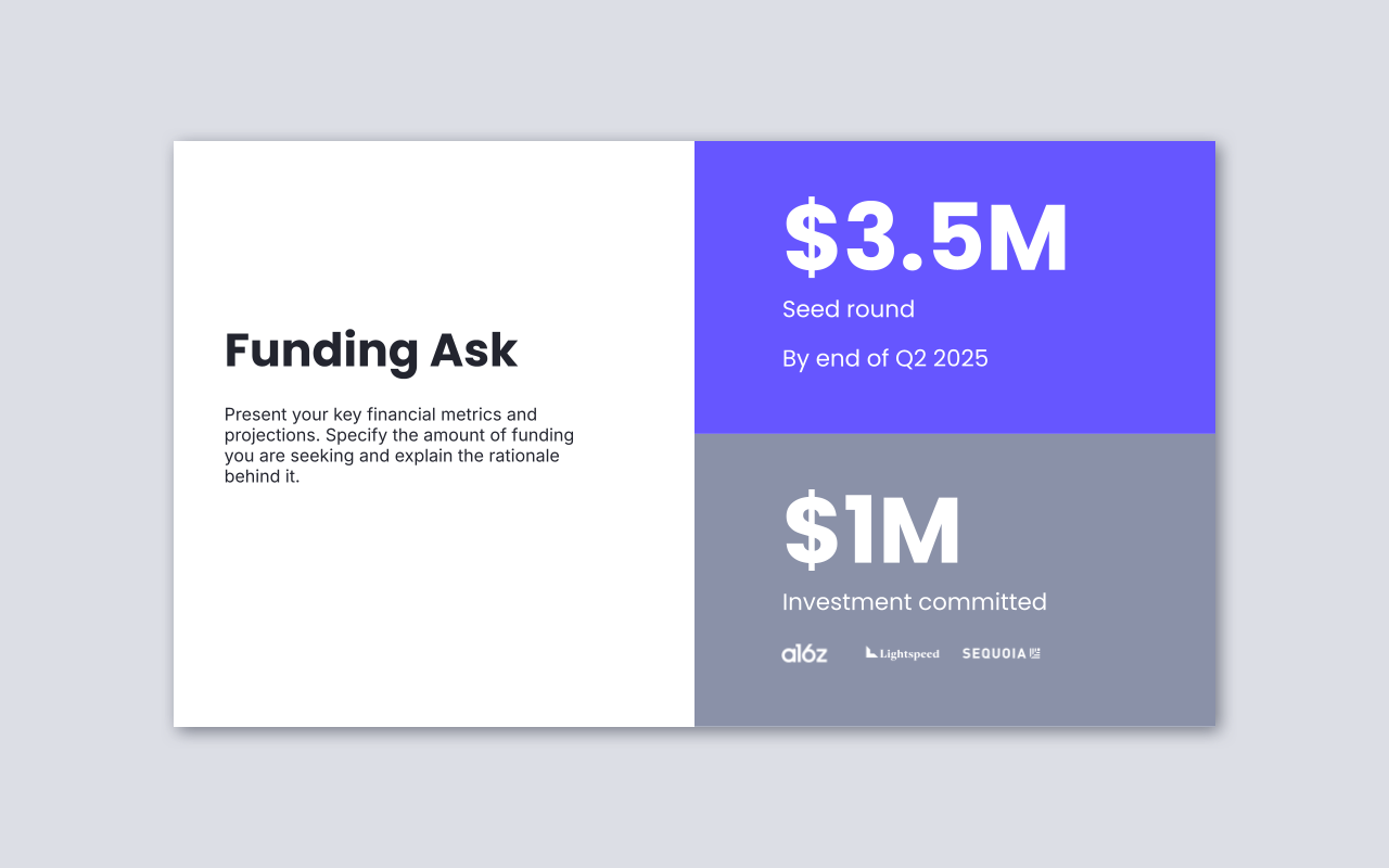 Funding Ask