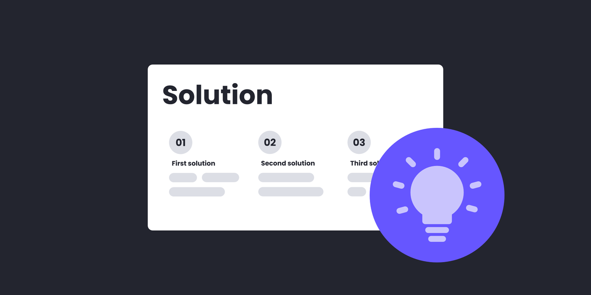 How to Create a Solution Slide for Your Pitch Deck